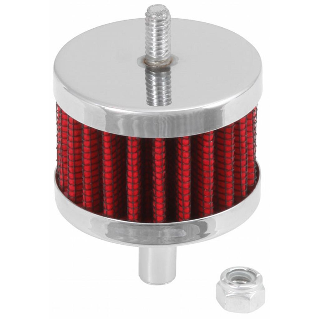 K&N 62-1090 Vent Air Filter/Breather3/8"OD VENT, 2"OD, 1-1/2"H STUD MOUNT Photo-0