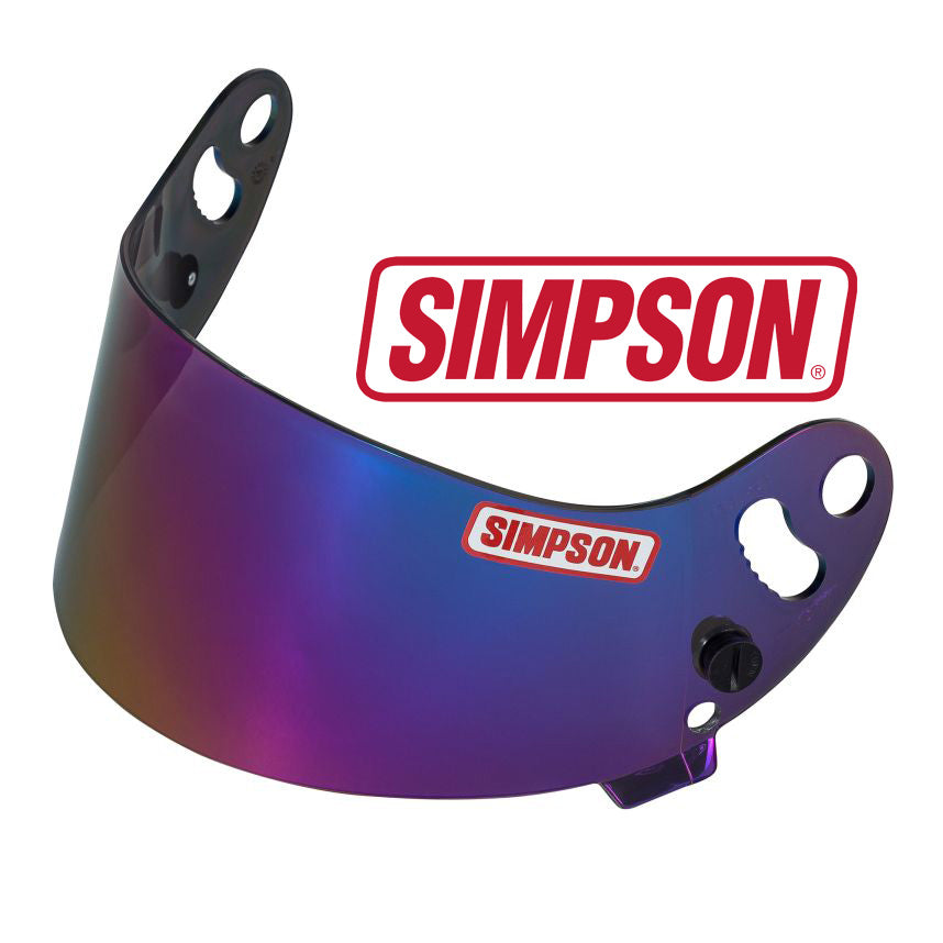 SIMPSON 84303 Replacement shield for DEVIL RAY helmet, Iridium Photo-0