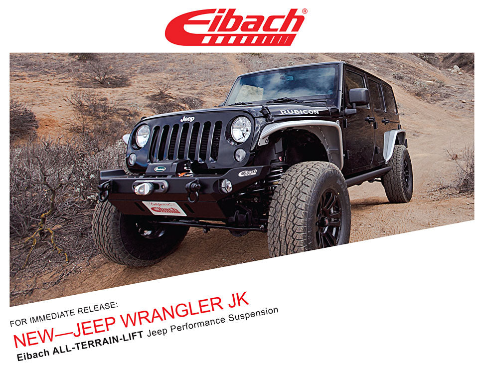 EIBACH 2894.980 All-Terrain-Lift JEEP Wrangler 2-door JK (3.5" / 3.0") Photo-2 