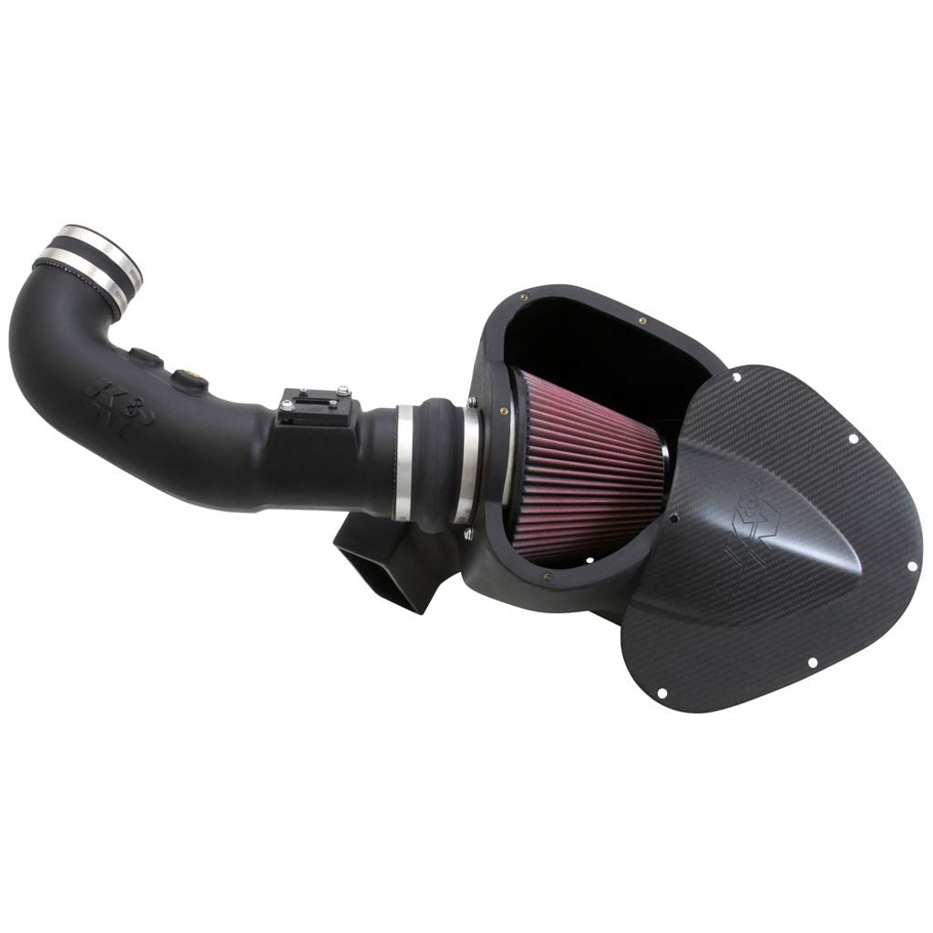 K&N 63-2578 Performance Air Intake System AIRCHARGER; FORD MUSTANG GT 5.0L V8, 2011-2014 Photo-0