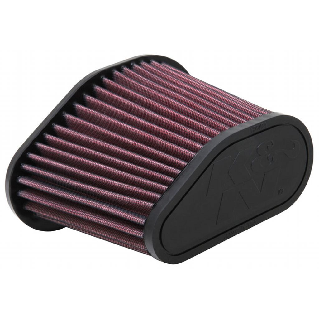 K&N RU-5281 UNIVERSAL Clamp-On Air Filter 2-3/4" FLG, 6-9/16 X 3-7/8 BASE; 5-3/16 X 2-1/2" TOP; 5-5/16" H Photo-0