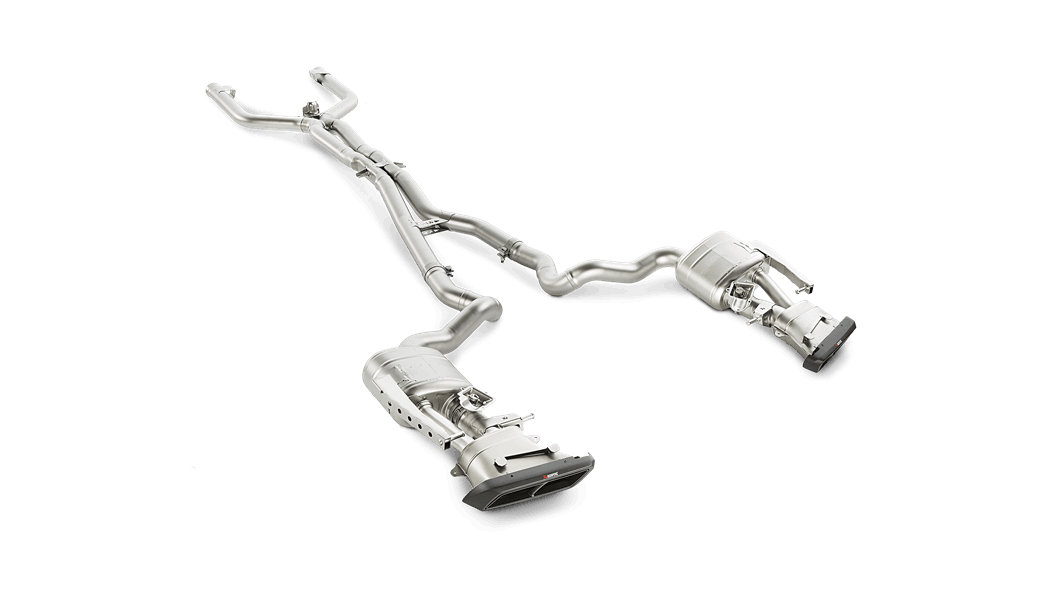 AKRAPOVIC MTP-ME/T/2H/1 Evolution Line (Titanium) MERCEDES-AMG C 63 Sedan (W205) 2015-2018 ECE Type Approval Photo-0