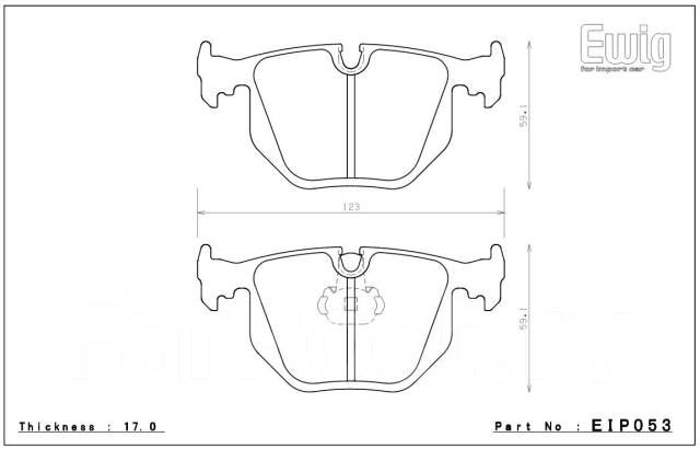 ENDLESS EIP053ME20 Brake pads BMW M3 E46 (SMG II)/M5 E39/M ROADSTER Z4 M Coupe/M ROADSTER Photo-1