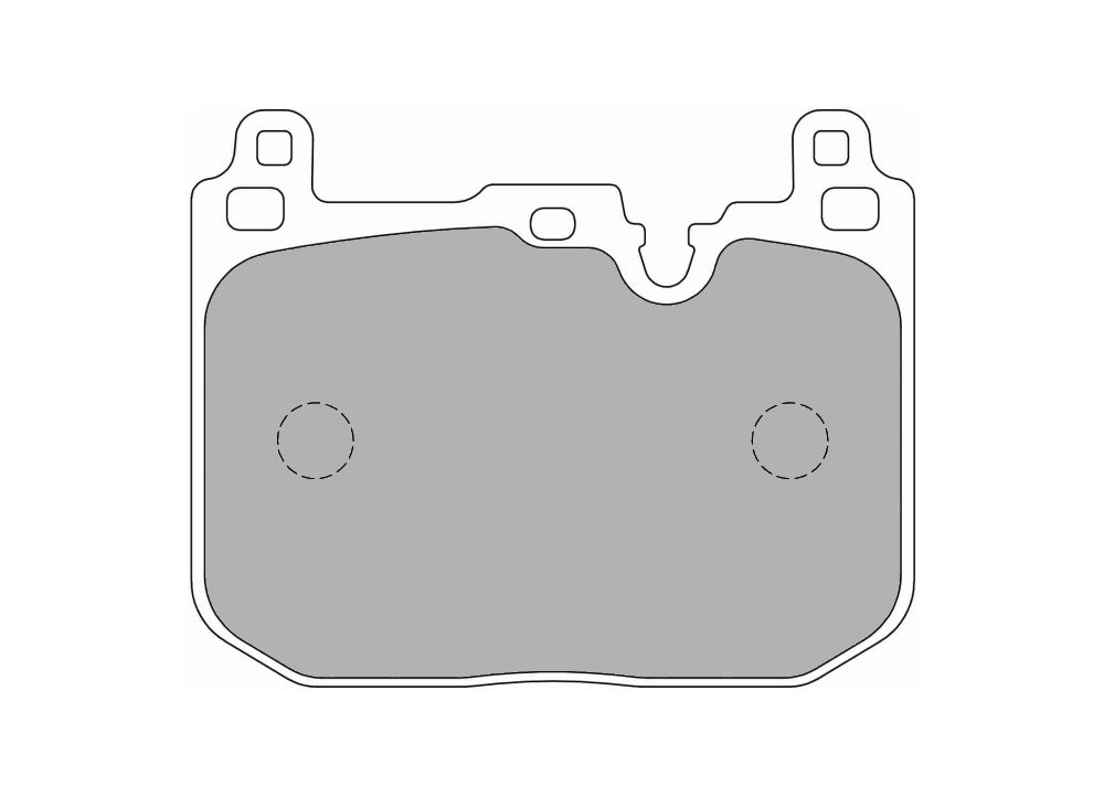 FERODO FCP4611H Front Brake Pads DS2500 for BMW M2 (F87) / M3 (F80) / M4 (F82 / F83) Photo-0