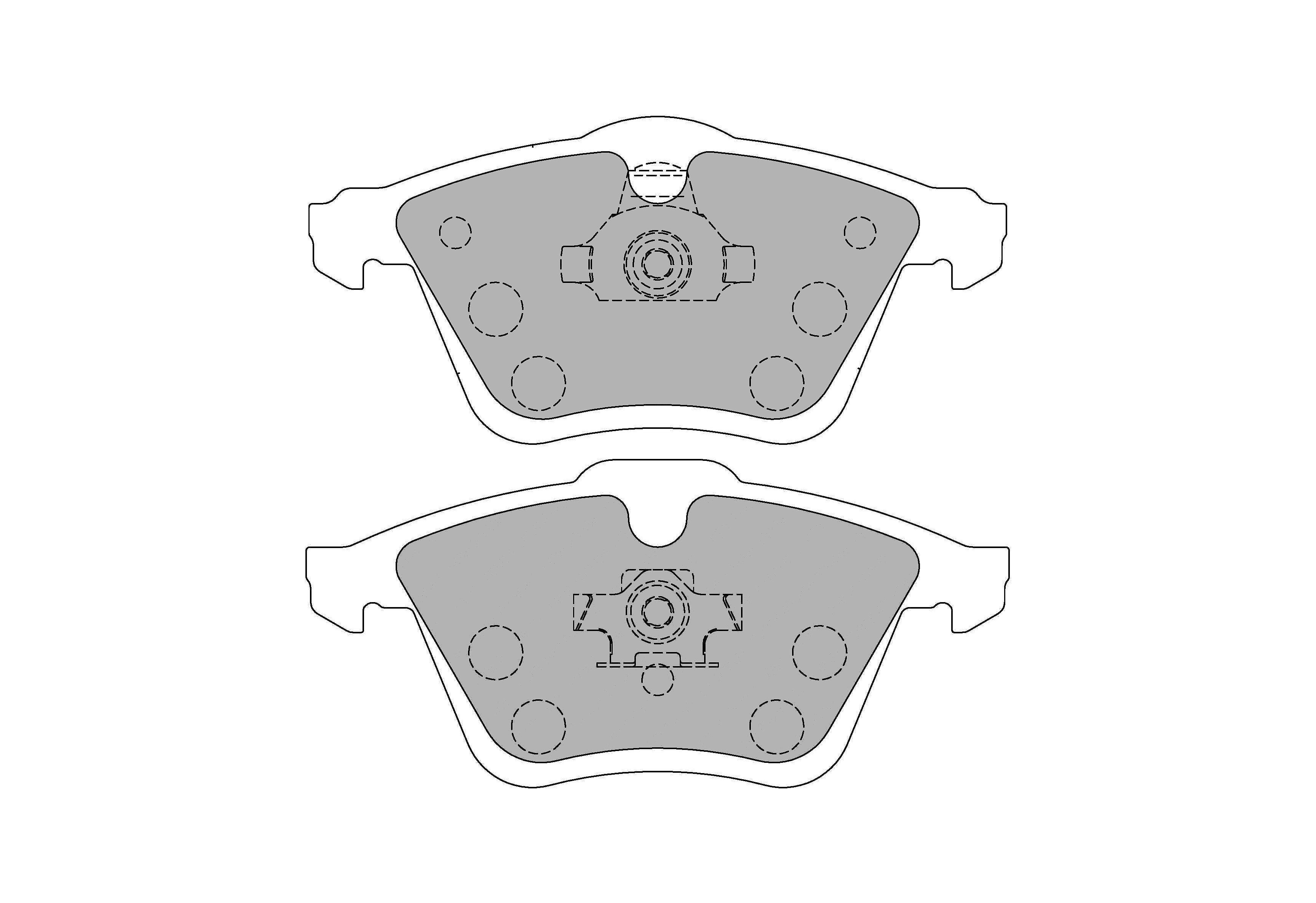FERODO FCP1765Z Front Brake Pads DSUNO for VW Golf R32 (Mk5) / AUDI S3 (8P) / SEAT Leon R (1P1) Photo-0