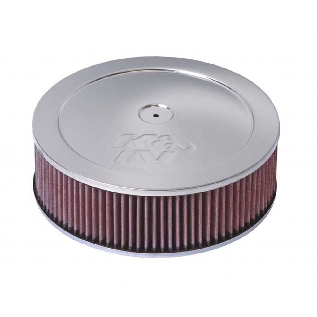 K&N 60-1180 Round Air Filter Assembly 5-1/8"FLG,11"OD,4-3/4"H,W/VENT Photo-0