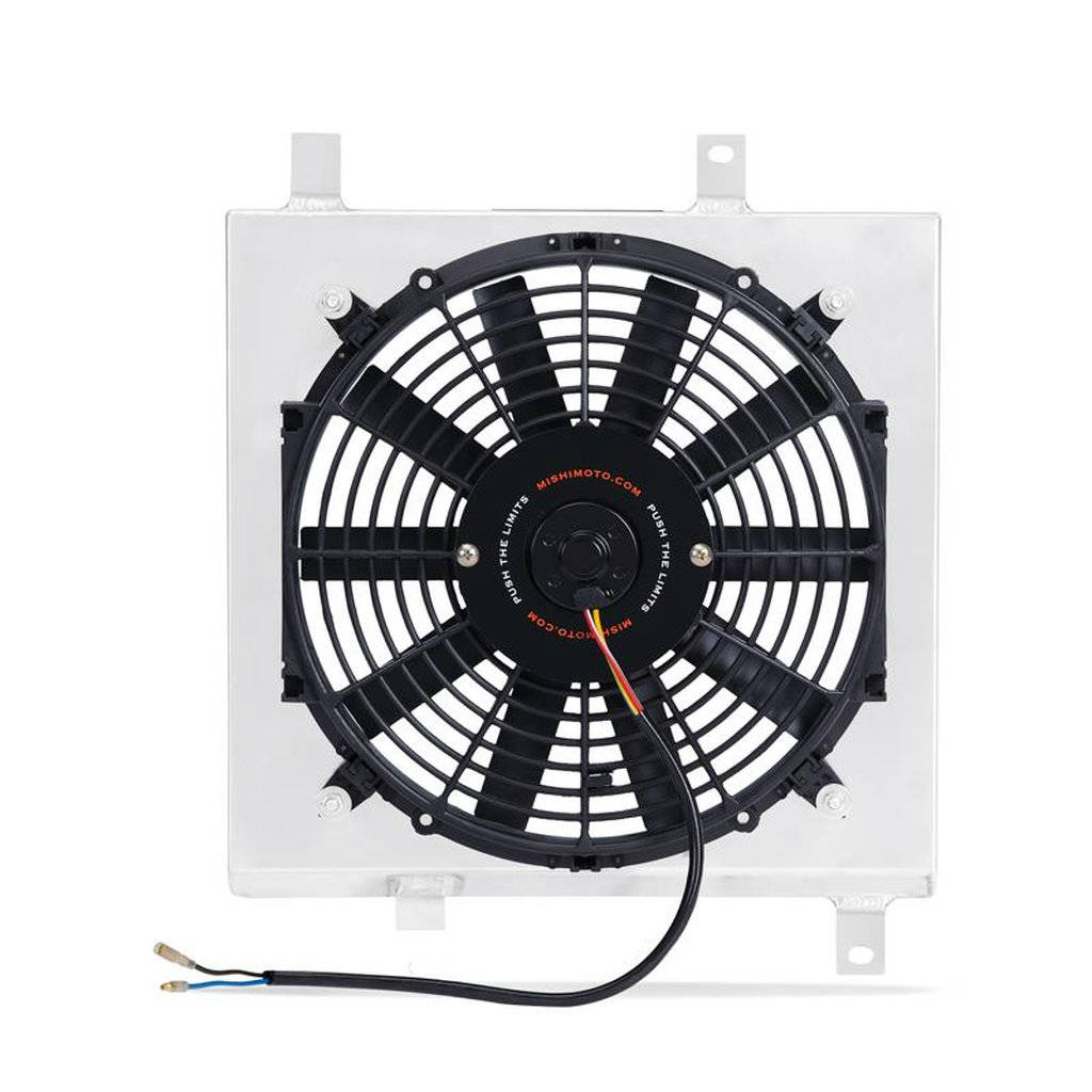 MISHIMOTO MMFS-DBP-26 Performance Aluminum Fan Shroud Kit MISHIMOTORSPORTS 26"x17"x3.5" Dual Pass Race Rad Photo-0
