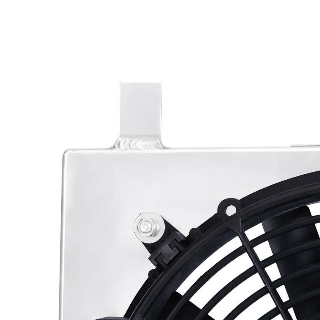 MISHIMOTO MMFS-DBP-26 Performance Aluminum Fan Shroud Kit MISHIMOTORSPORTS 26"x17"x3.5" Dual Pass Race Rad Photo-4