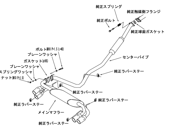 HKS 31021-AF014 central part Legamax Premium SUBARU IMPREZA GRB Photo-2