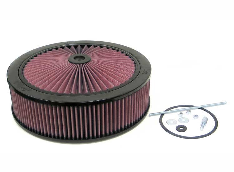 K&N 66-3210 X-Stream Top Assembly X-STREAM FLOW CONTROL 4BL HOLLEY W/CHOKE 14X4 Photo-0