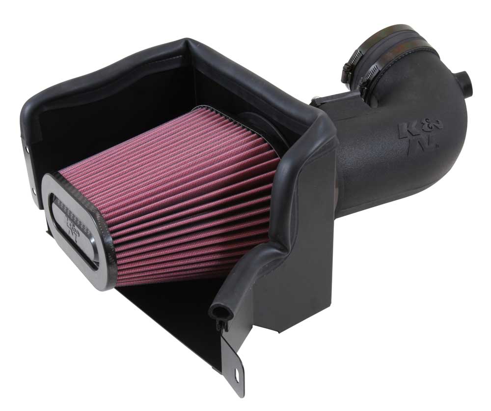 K&N 63-3081 Performance Air Intake System AIRCHARGER; CHEVROLET CORVETTE V8-6.2L F/I, 2014-2017 Photo-0