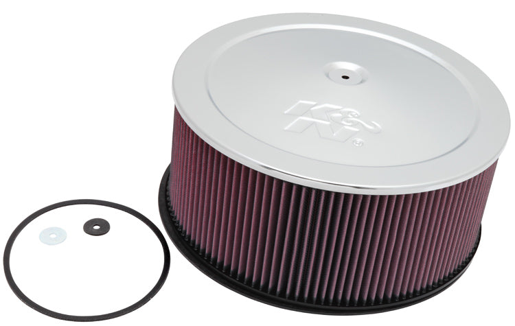 K&N 60-1255 Round Air Filter Assembly 7-5/16"FLANGE,14"DIA,7-1/2"H Photo-0