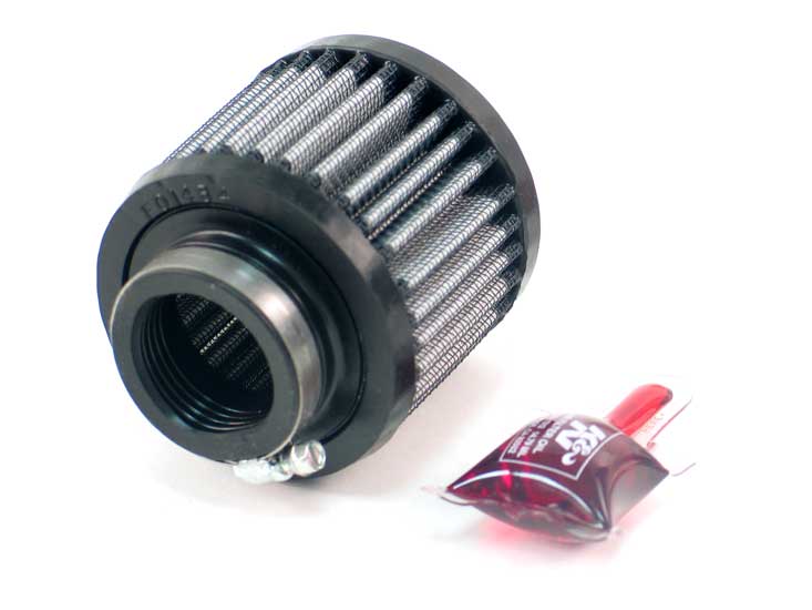 K&N 62-1430 Vent Air Filter/Breather1-3/8" VENT 3"D 2-1/2"H RUBBERTOP Photo-0
