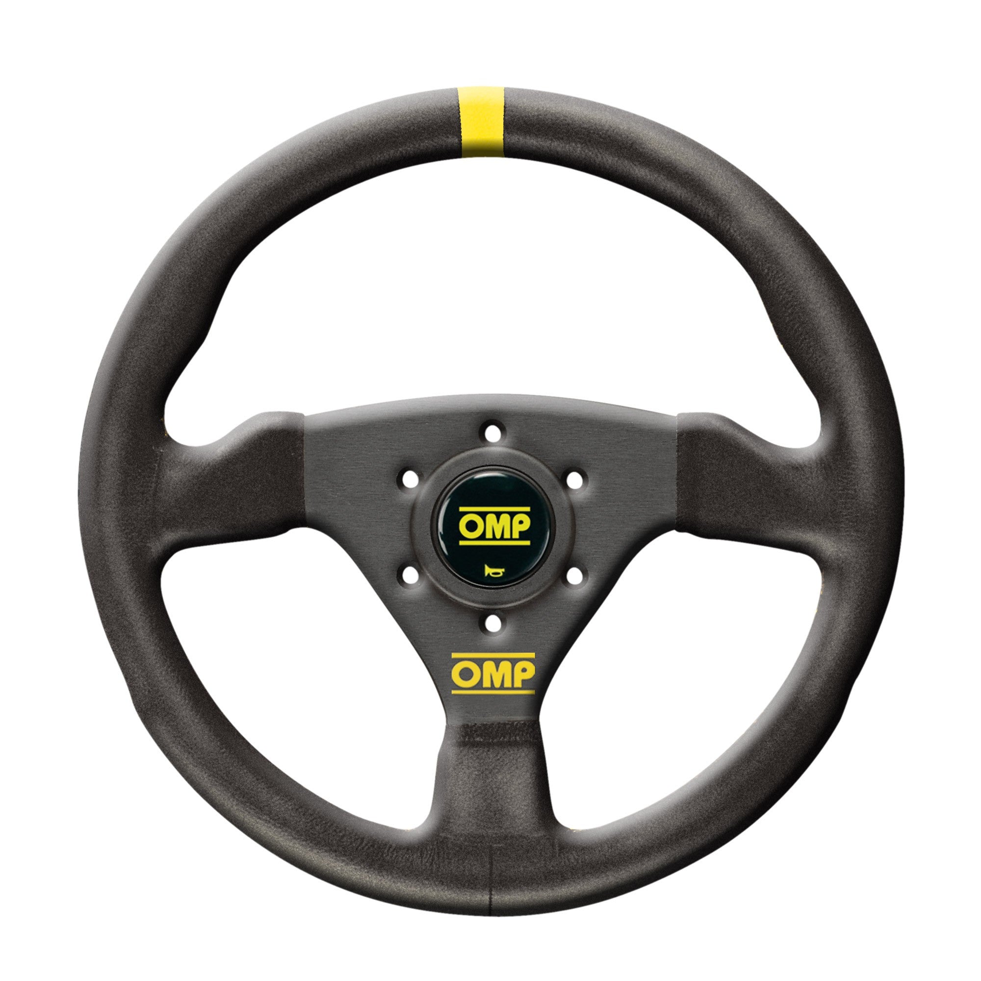 OMP OD0-1975-071 (OD/1975/N) Steering wheel TRECENTO, suede, black, diam.300mm, reach 0mm Photo-0