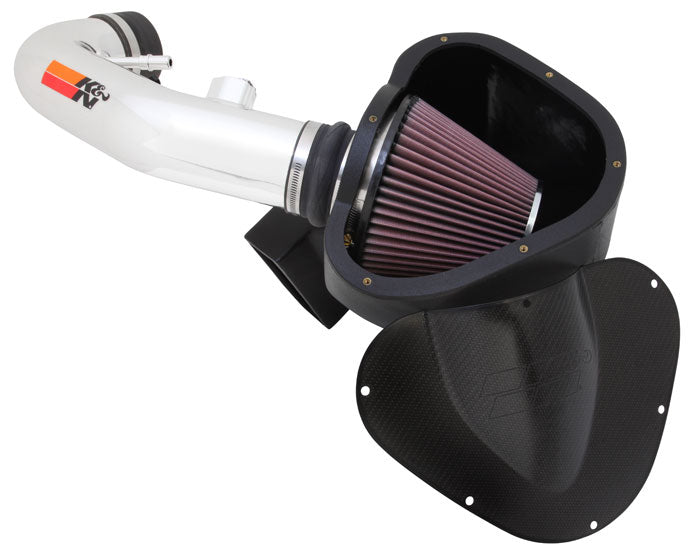K&N 69-3527TP Performance Air Intake System TYPHOON; FORD MUSTANG GT 5.0L V8, 2011-2014 Photo-0