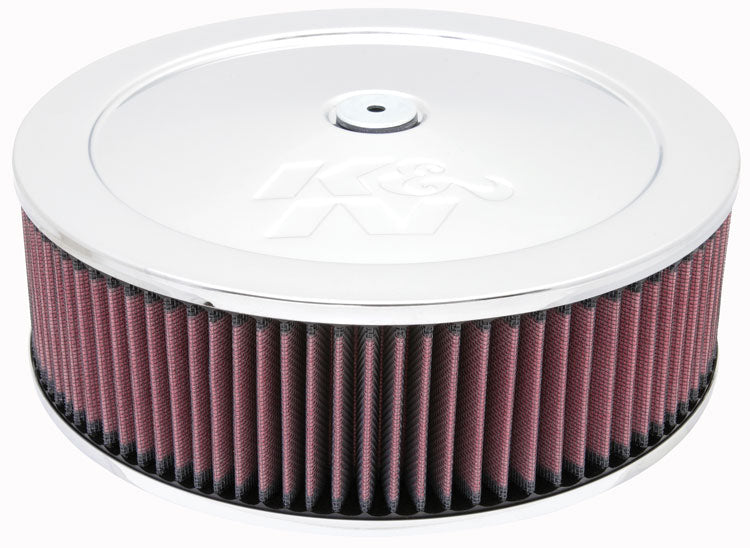 K&N 60-1230 Round Air Filter Assembly 7-5/16 FLANGE 11 DIA 4-1/2H Photo-0