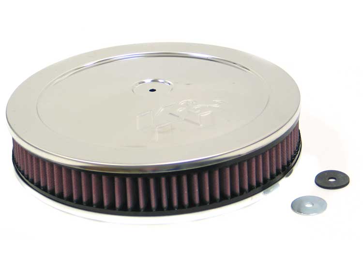 K&N 60-1150 Round Air Filter Assembly 5-1/8" FLG, 11"OD, 3-3/8"H Photo-0