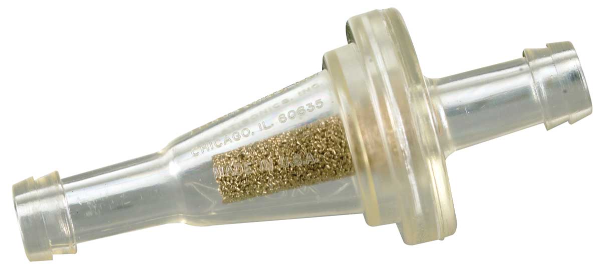 K&N 81-0221 Stainless Mesh Fuel Filter IN-LINE GAS FLTR 1/4 SINGLEPAC Photo-0