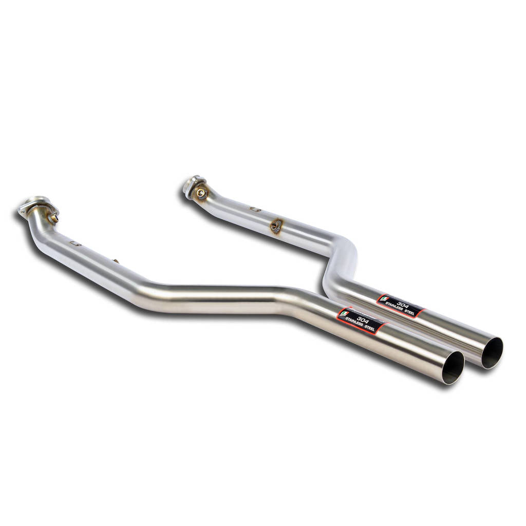 SUPERSPRINT 980712 Front pipes Kit Right + Left (catless) for BMW E92 M3 Photo-0