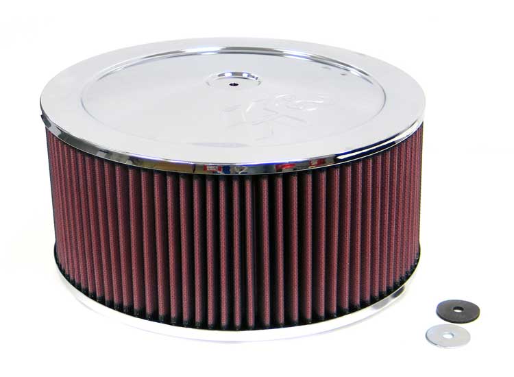 K&N 60-1250 Round Air Filter Assembly 7-5/16 FLANGE 11 DIA 7 H Photo-0