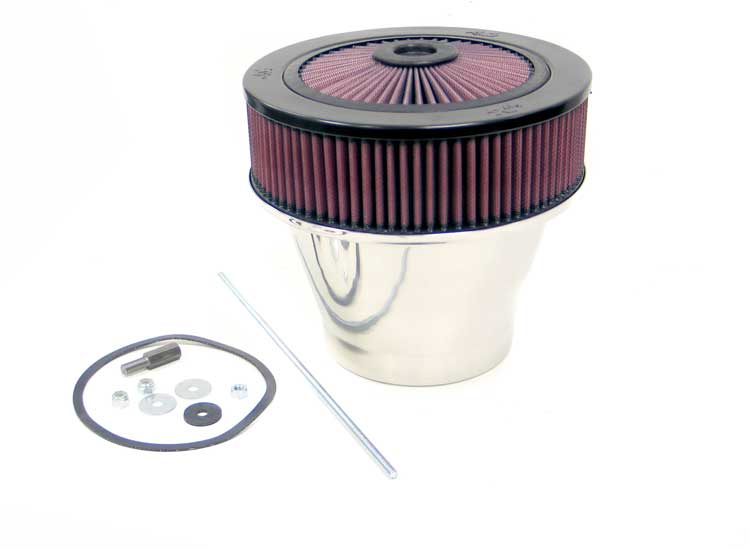 K&N 66-3160 X-Stream Top Assembly 5-1/8"FLG, 9"OD, 2-3/4 VEL STACK W/X-STREAM TOP Photo-0