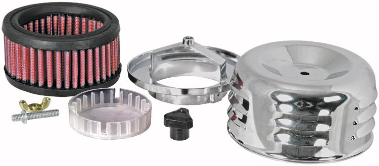 K&N 60-0500 Round Air Filter Assembly LVRD2-3/16"OR2-5/18FLG4"TOP(1) Photo-0