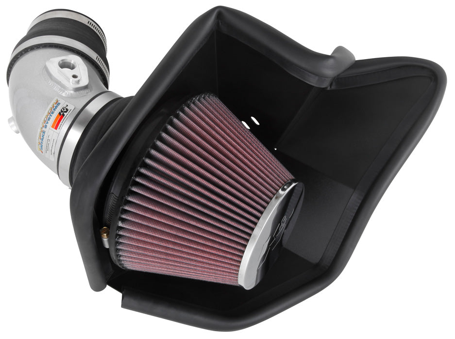 K&N 69-5310TS Performance Air Intake System TYPHOON; HYUNDAI GENESIS COUPE 3.8L V6, 2013-2015 Photo-0