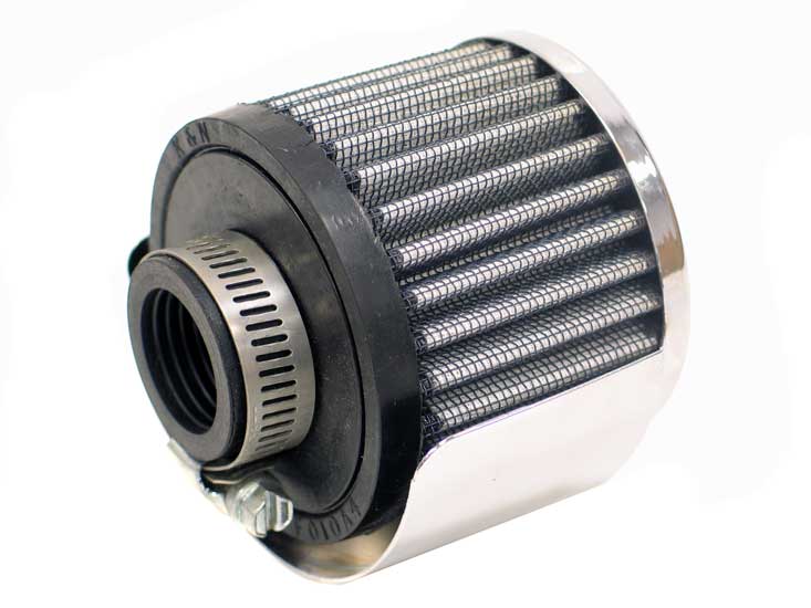 K&N 62-1511 Vent Air Filter/BreatherC/V 1"FLG 3"OD 2-1/2"H W-D/S Photo-0