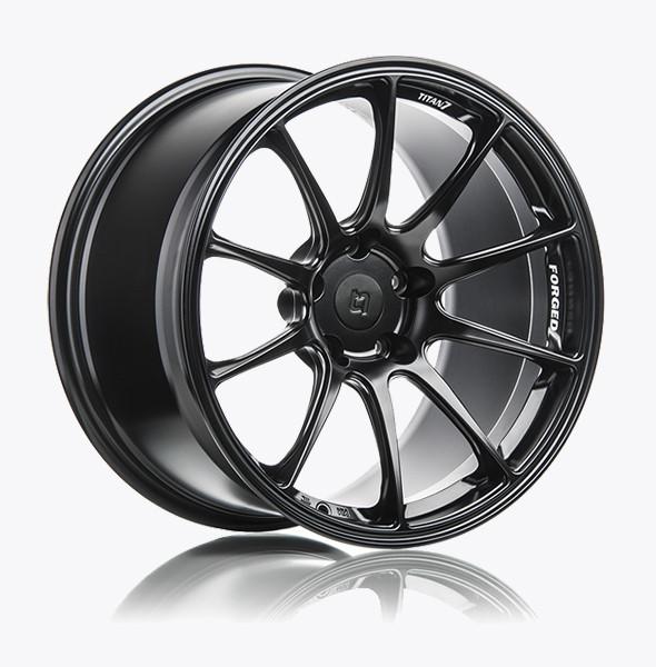 TITAN 7 TR101895040511473MB Wheel forged T-R10 SUBARU WRX STI 18x9,5 Off 40 5x114.3 73 Machine Black Photo-1