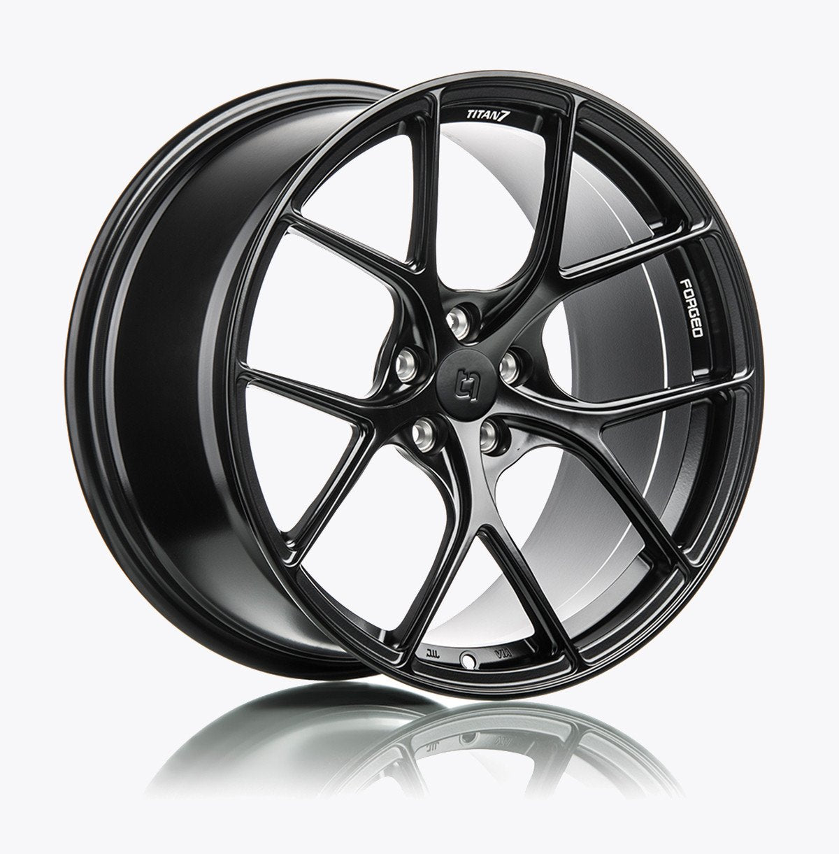 TITAN 7 TS501895040510056ST Wheel forged T-S5 SUBARU/TOYOTA FRS/BRZ 18x9,5 Off 40 5x100 56,1 Satin Titanium Photo-1