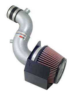 K&N 69-1016-1TS Performance Air Intake System TYPHOON; HONDA FIT L4-1.5L, (SILVER) 07-08 Photo-0