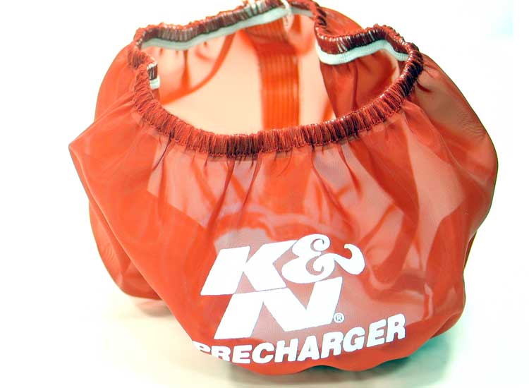 K&N E-3380PR Air Filter Wrap PRECHARGER Wrap,RED.,CUSTOM Photo-0