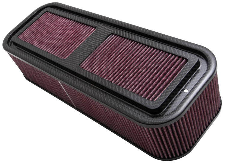 K&N 100-8578 Custom Racing Assembly CARBON FIBER; AIR BOX; MEDIUM, 4"H AIR BOX ONLY NO BASE Photo-0