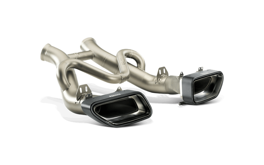 AKRAPOVIC S-MC/TI/2 MCLAREN 650S / 650S SPIDER 2014-2019 Slip-On Line (Titanium) Photo-0