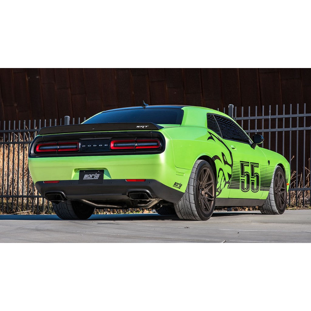 BORLA 140642 Cat Back Challenger HELLCAT V8-6.2 SuperCharger 15 S-Type Photo-1