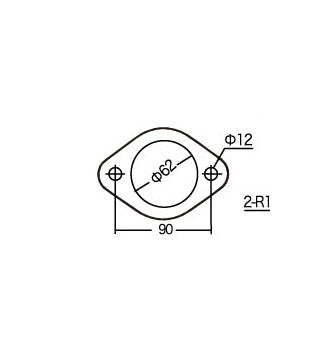 HKS 34001-AK002 Exhaust Gasket 60mm (2pk) old 17455-001100 Photo-1