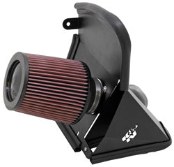 K&N 69-9505T Performance Air Intake System TYPHOON; AUDI A4 L4-2.0L F/I, 2009-2013 Photo-0