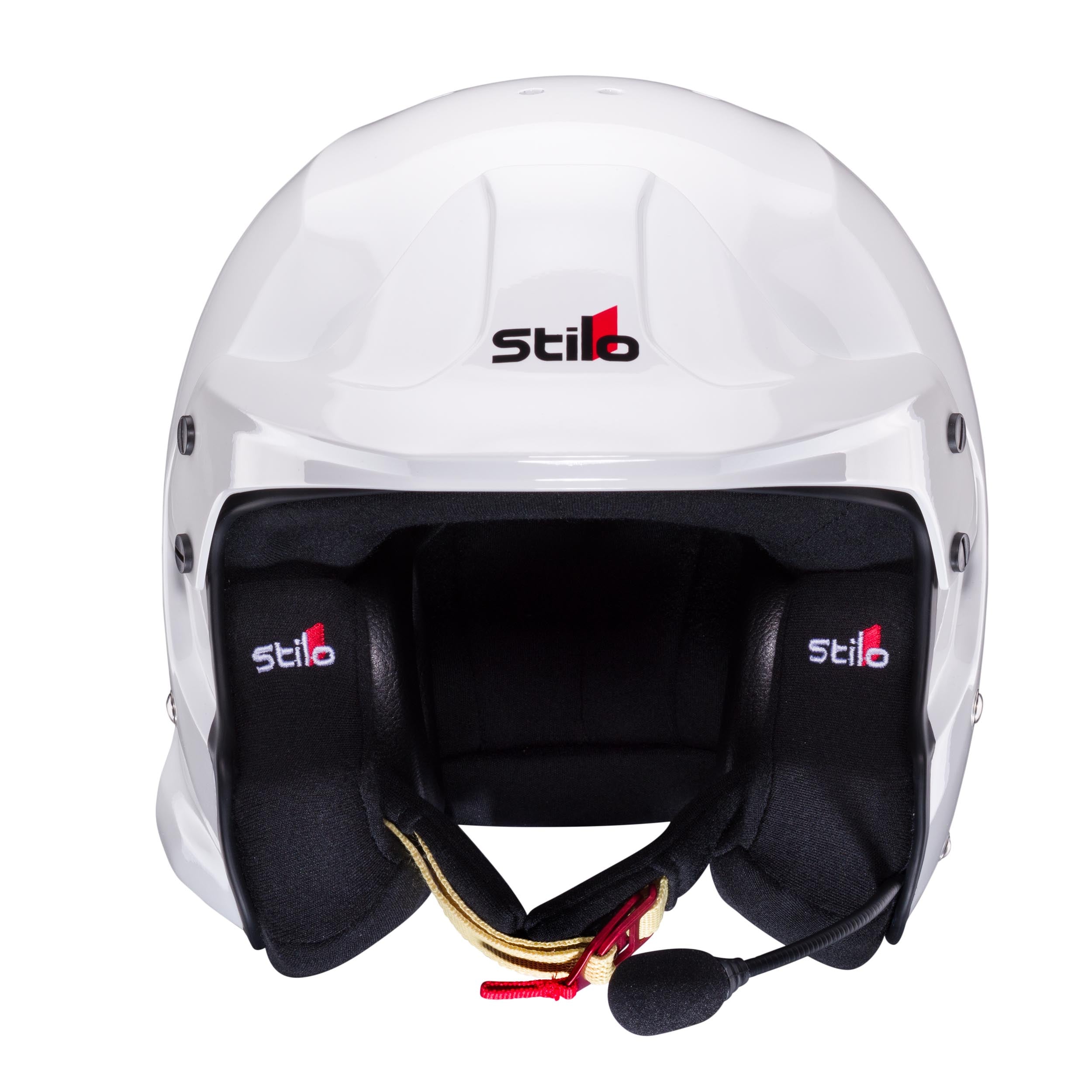 STILO AA0112EG2T640101 Venti TROPHY PLUS Racing helmet, open face, intercom, FIA/Snell 2020, white/black, size 64 Photo-0