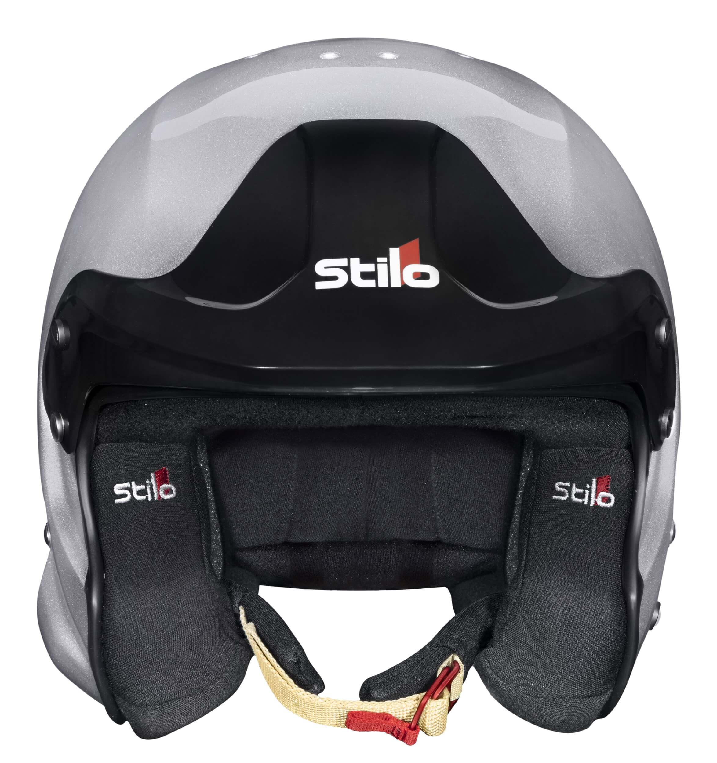 STILO AA0112AF2T55 Venti TROPHY JET Composite Racing helmet, no HANS clips, FIA/SNELL 2020, silver, size 55 Photo-0