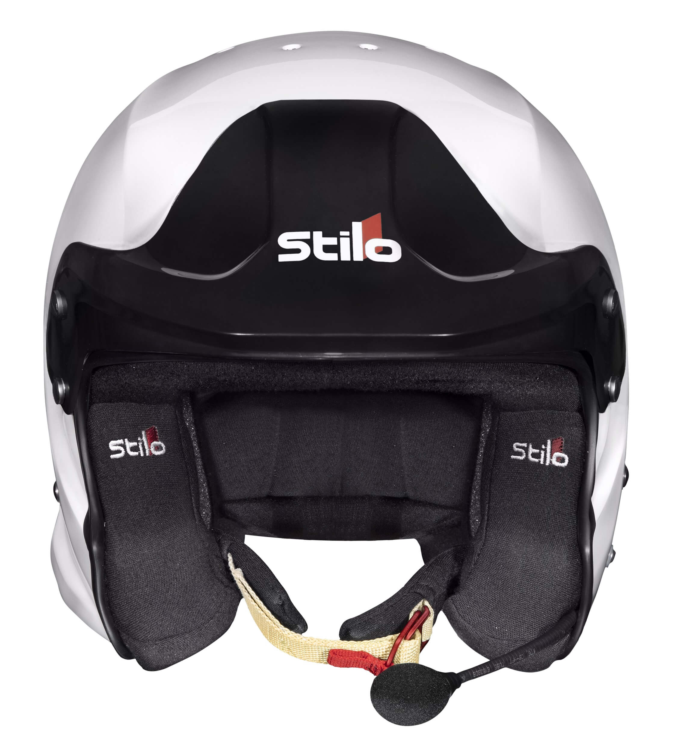 STILO AA0112DF2T570101 Venti TROPHY RALLY Composite Racing helmet, no HANS clips, FIA/SNELL 2020, white, size 57 Photo-0