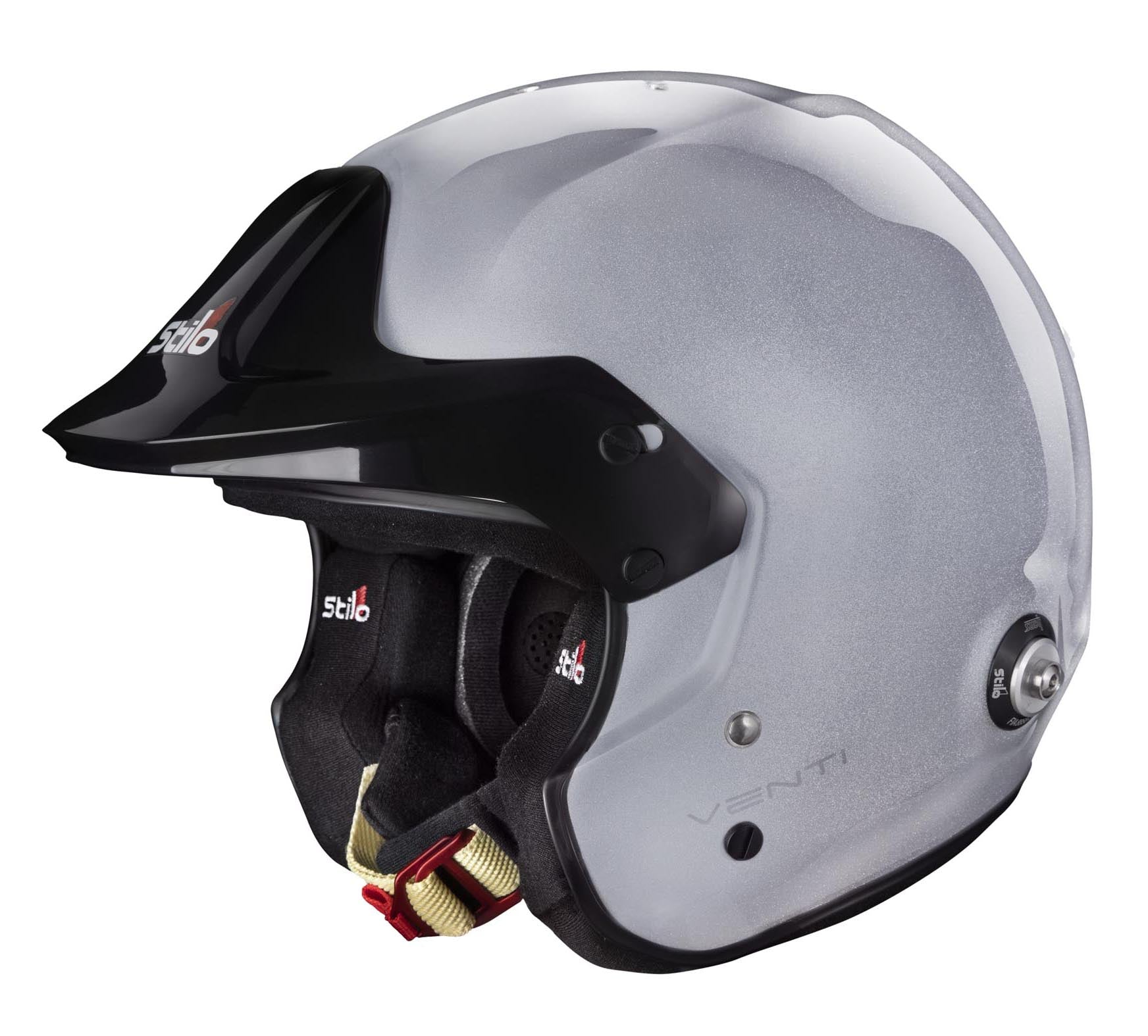 STILO AA0112AG2T61 Venti TROPHY JET Composite Racing helmet, HANS, FIA/SNELL 2020, silver, size 61 Photo-2