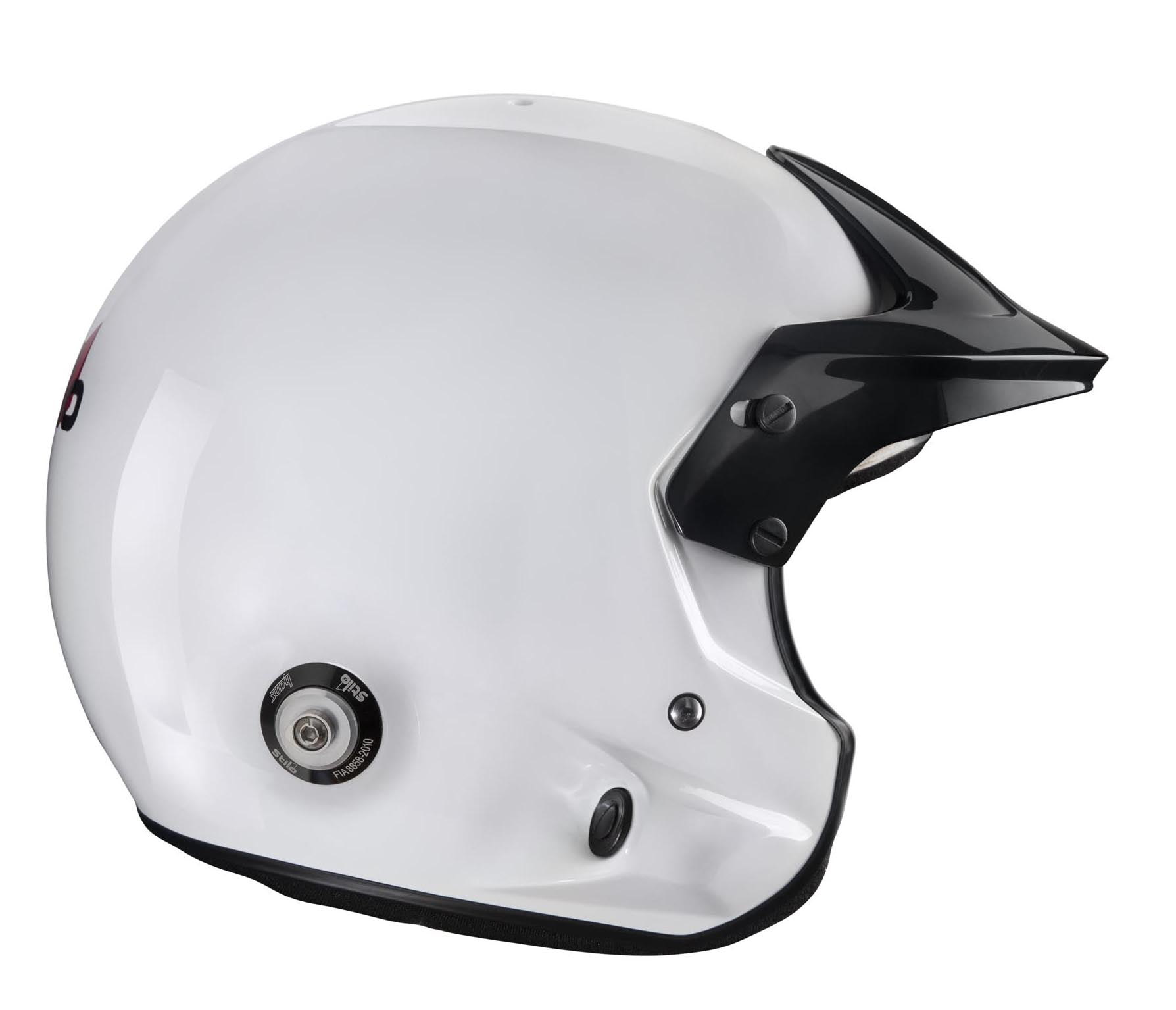 STILO AA0112AG2T640101 Venti TROPHY JET Composite Racing helmet, HANS, FIA/SNELL 2020, white, size 64 Photo-2