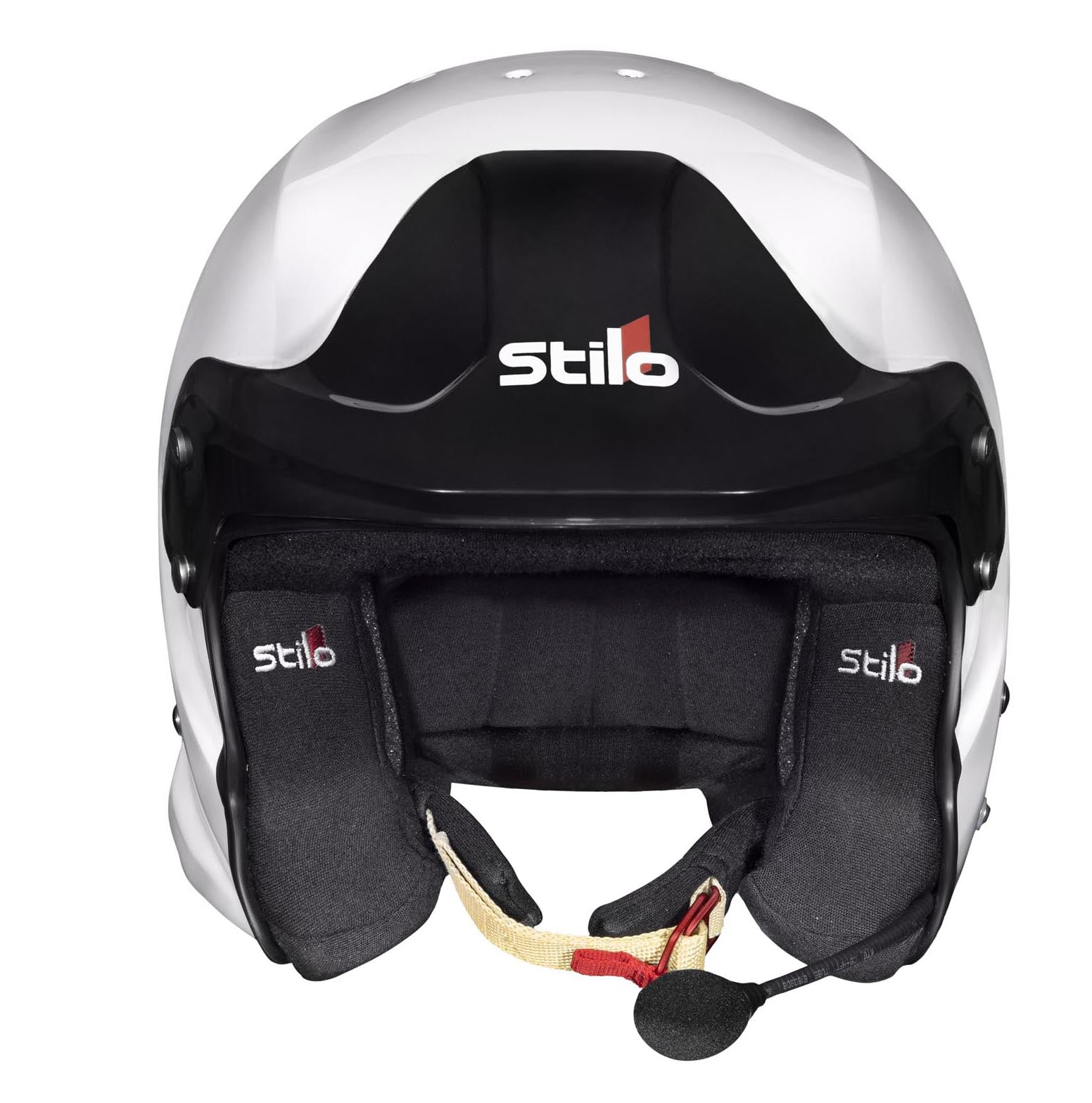 STILO AA0112DG2T540101 Venti TROPHY RALLY Composite Racing helmet, HANS clips, FIA/SNELL 2020, white, size 54 Photo-0