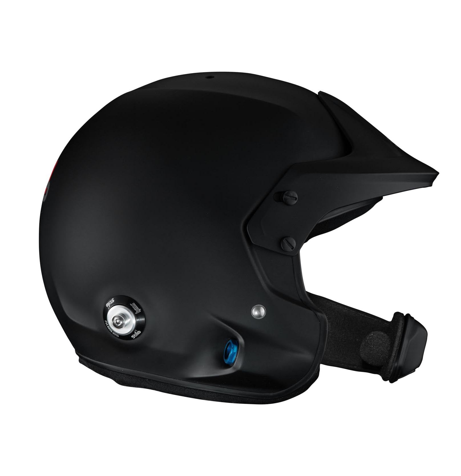 STILO AA0220BG2T550401 Venti WRC DES Composite Rally Racing helmet, FIA/SNELL 2020, matt black, size 55 Photo-3