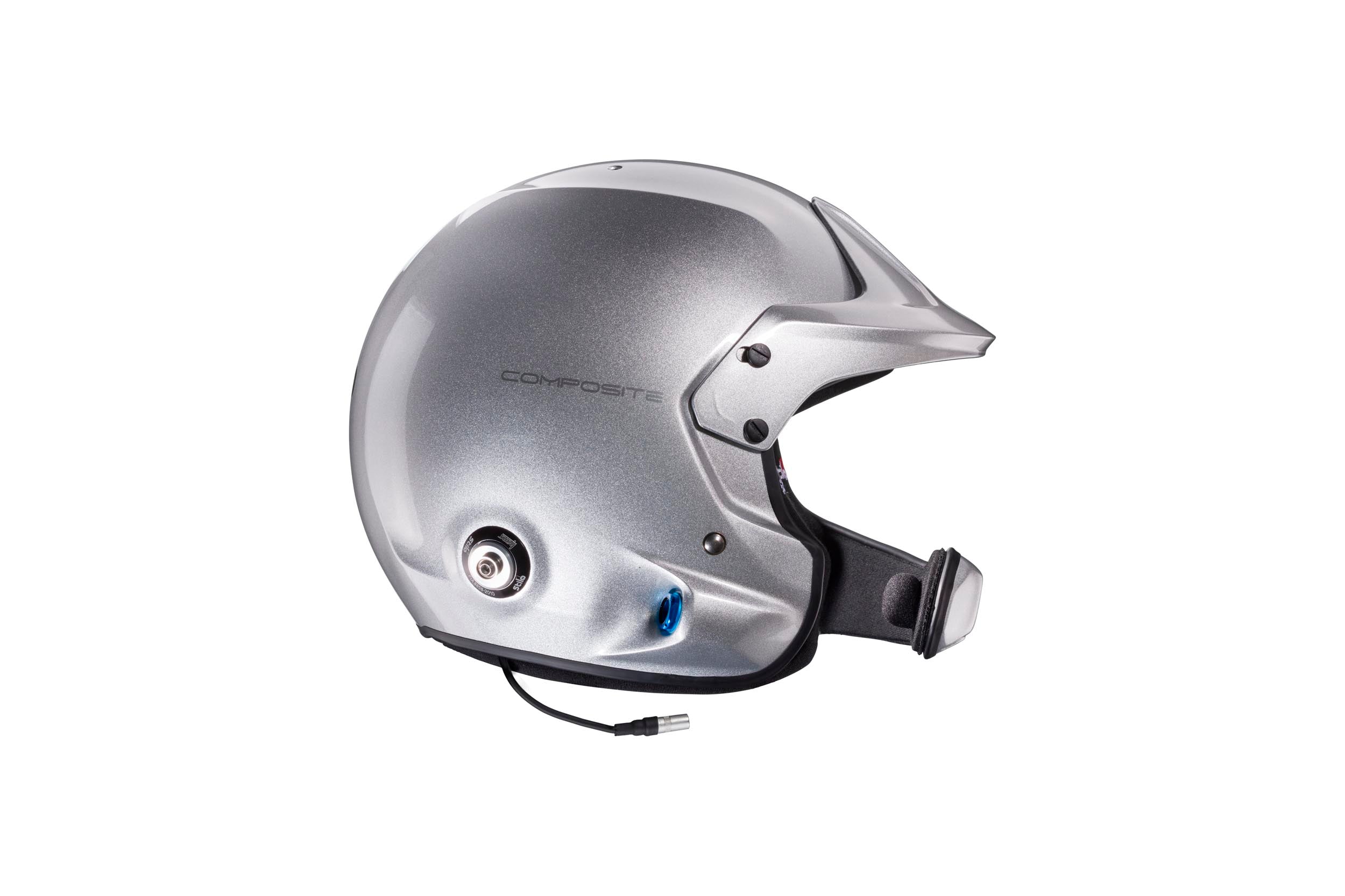 STILO AA0220CG2T59 Venti WRC Composite Turismo Helmet, open face, Snell SA2020/FIA, silver, size 59 Photo-1