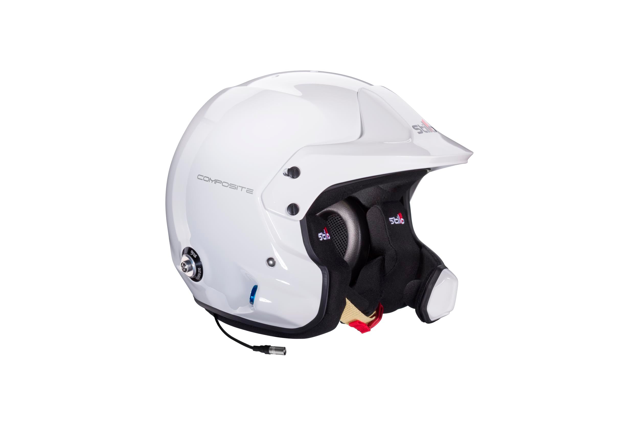STILO AA0220CG2T540101 Venti WRC Composite Turismo Helmet, open face, Snell SA2020/FIA, white, size 54 Photo-0