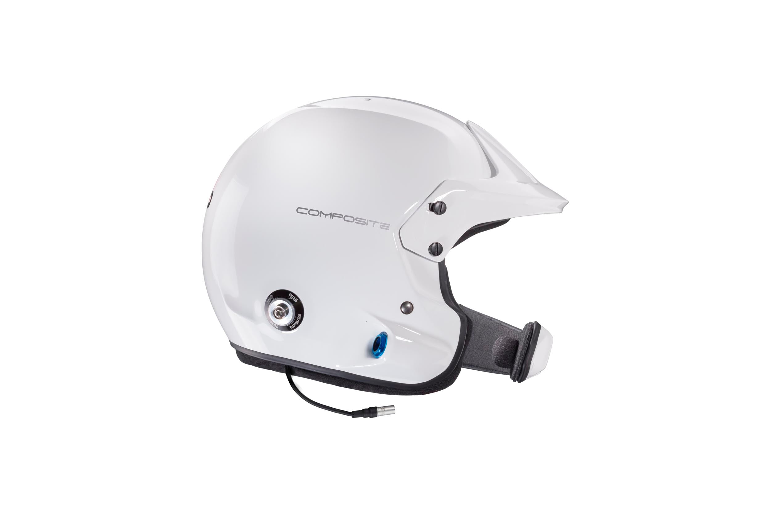 STILO AA0220CG2T610101 Venti WRC Composite Turismo Helmet, open face, Snell SA2020/FIA, white, size 61 Photo-1