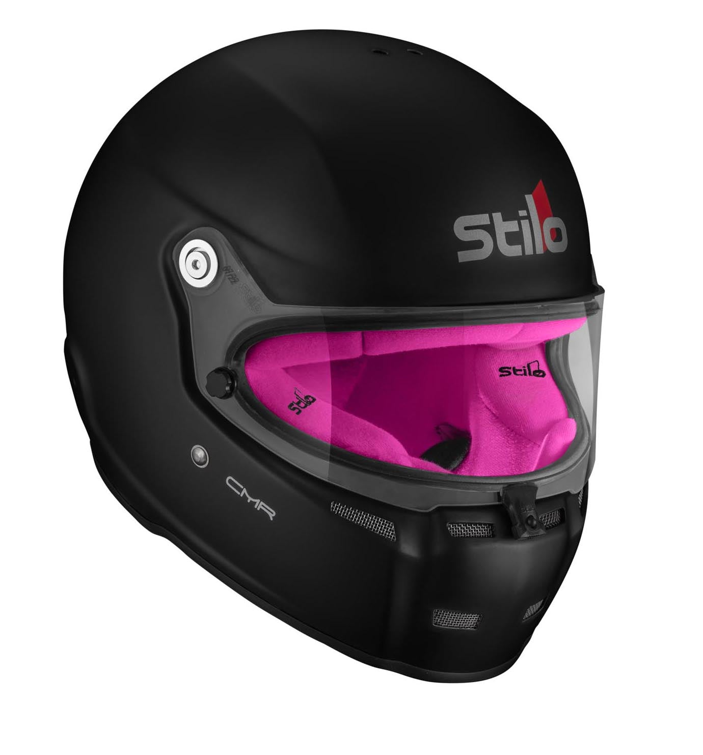 STILO AA0719AH2P55PNK Karting helmet ST5 CMR, Snell CMR2016, matt black/pink inner, size 55 Photo-2