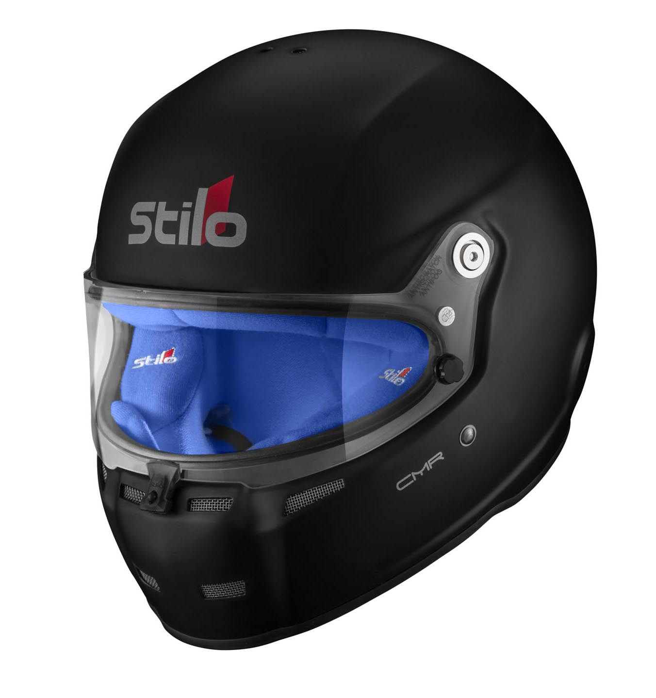 STILO AA0719AH2P56BLU Karting helmet ST5 CMR, Snell CMR2016, matt black/blue inner, size 56 Photo-3