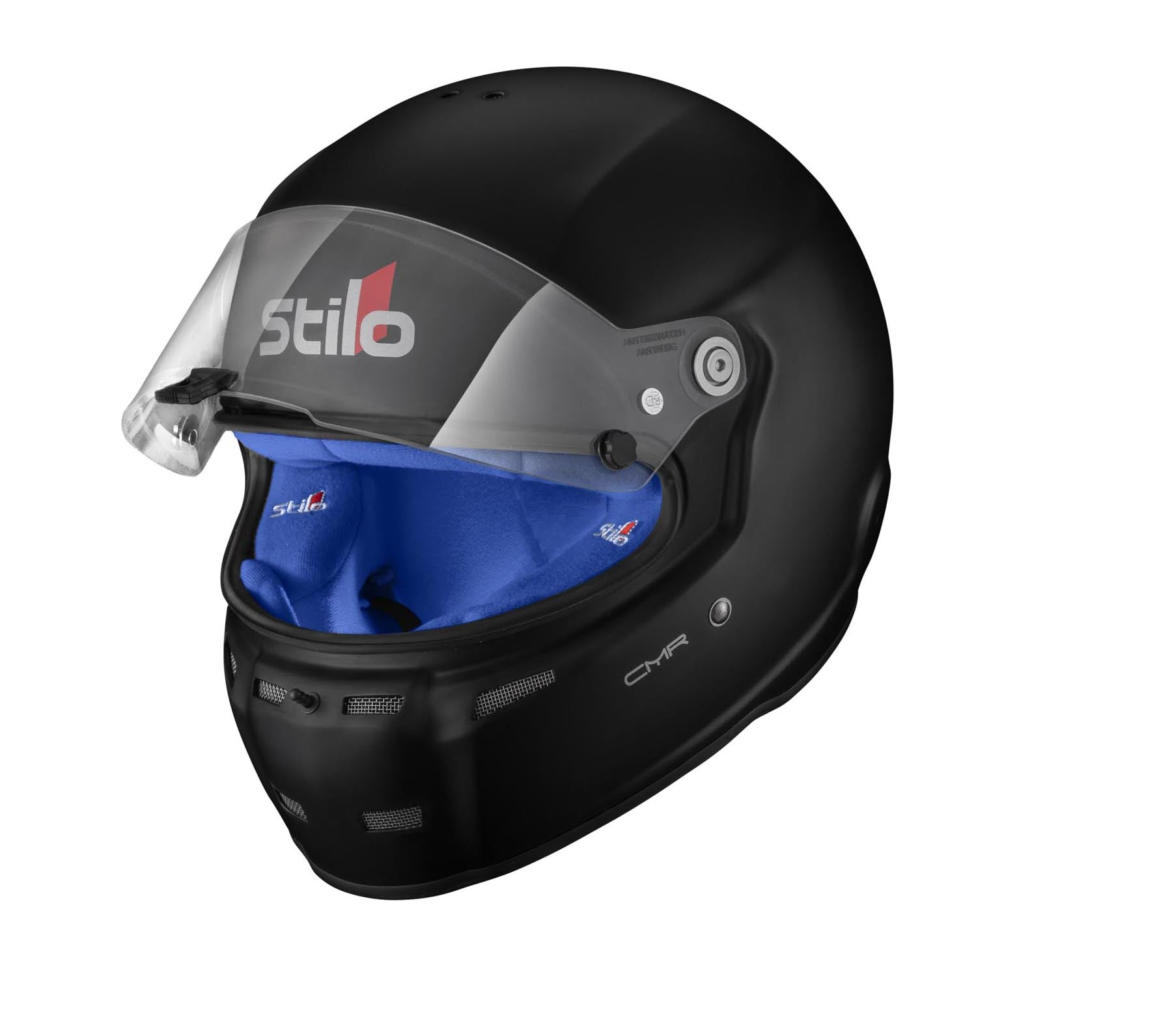 STILO AA0719AH2P59BLU Karting helmet ST5 CMR, Snell CMR2016, matt black/blue inner, size 59 Photo-4
